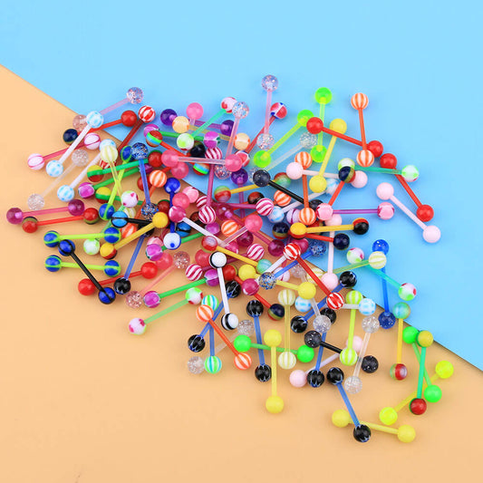ColorBite™ - Tongue Barbell Set
