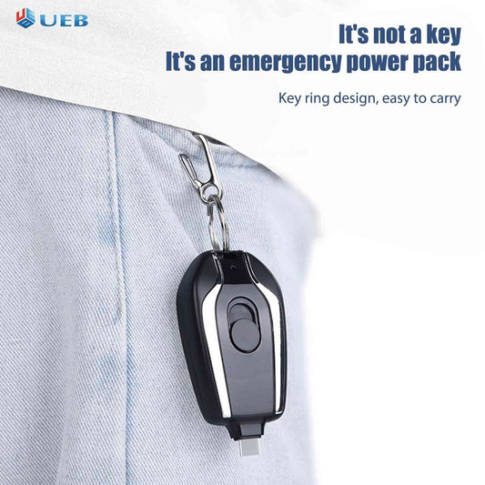 SnapCharge™ - Mini Keychain Power Bank