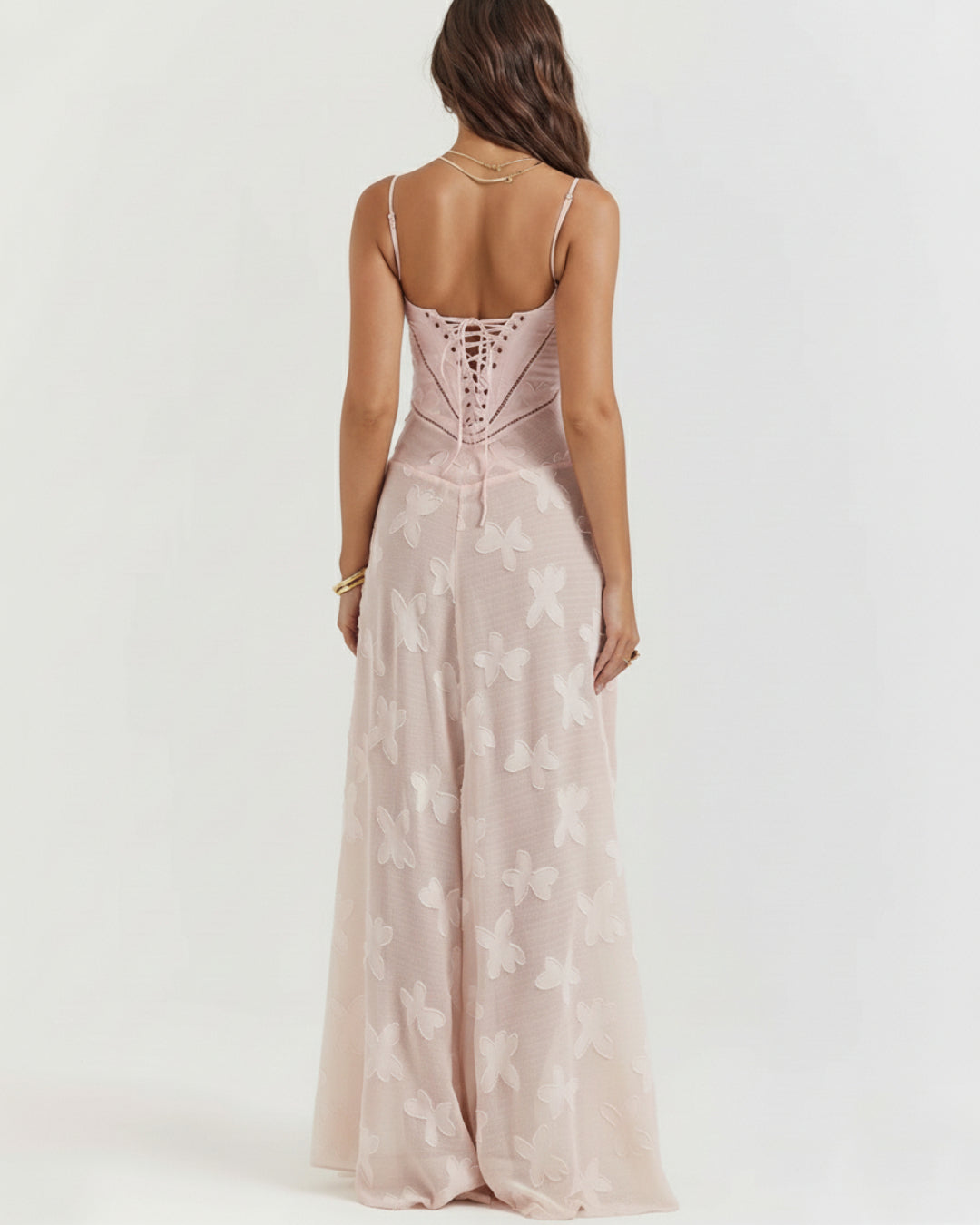 BlushLuxe™ - Corset Maxi Dress