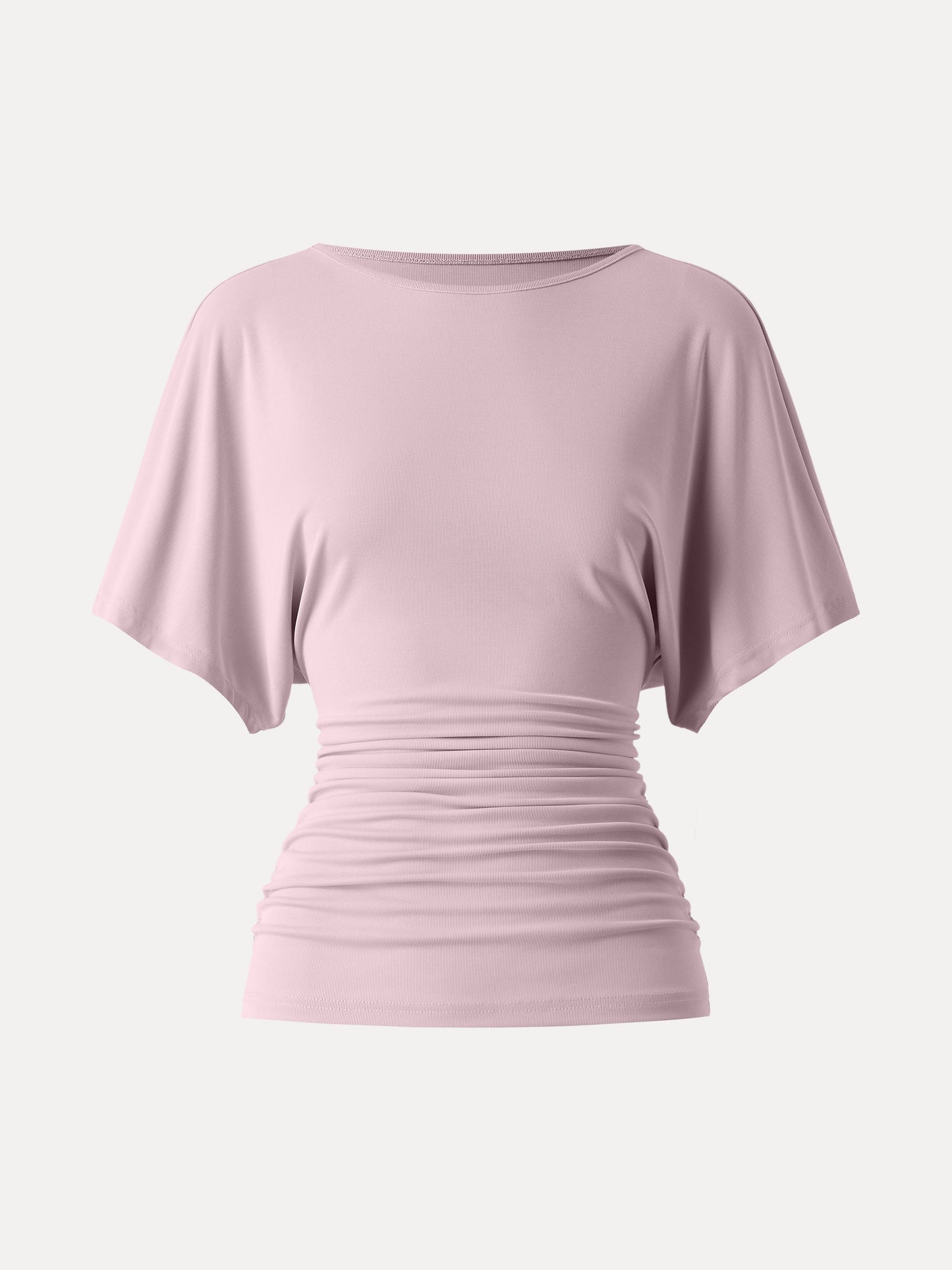 Ruched Waist Flutter Top