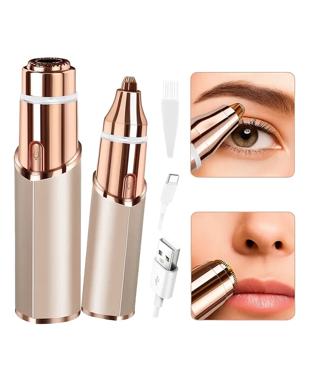 Aurelle Gold Facial Shaver