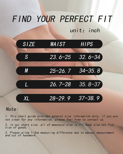 NoLines™ Lace Comfort Thong Set