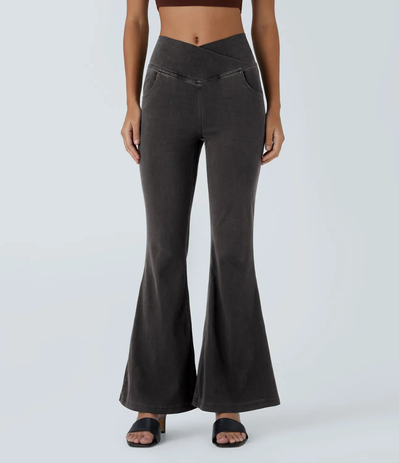 FlexForm™ High Waisted Tummy Control Flare Jeans with Pockets