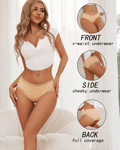 NoLines™ Lace Comfort Thong Set