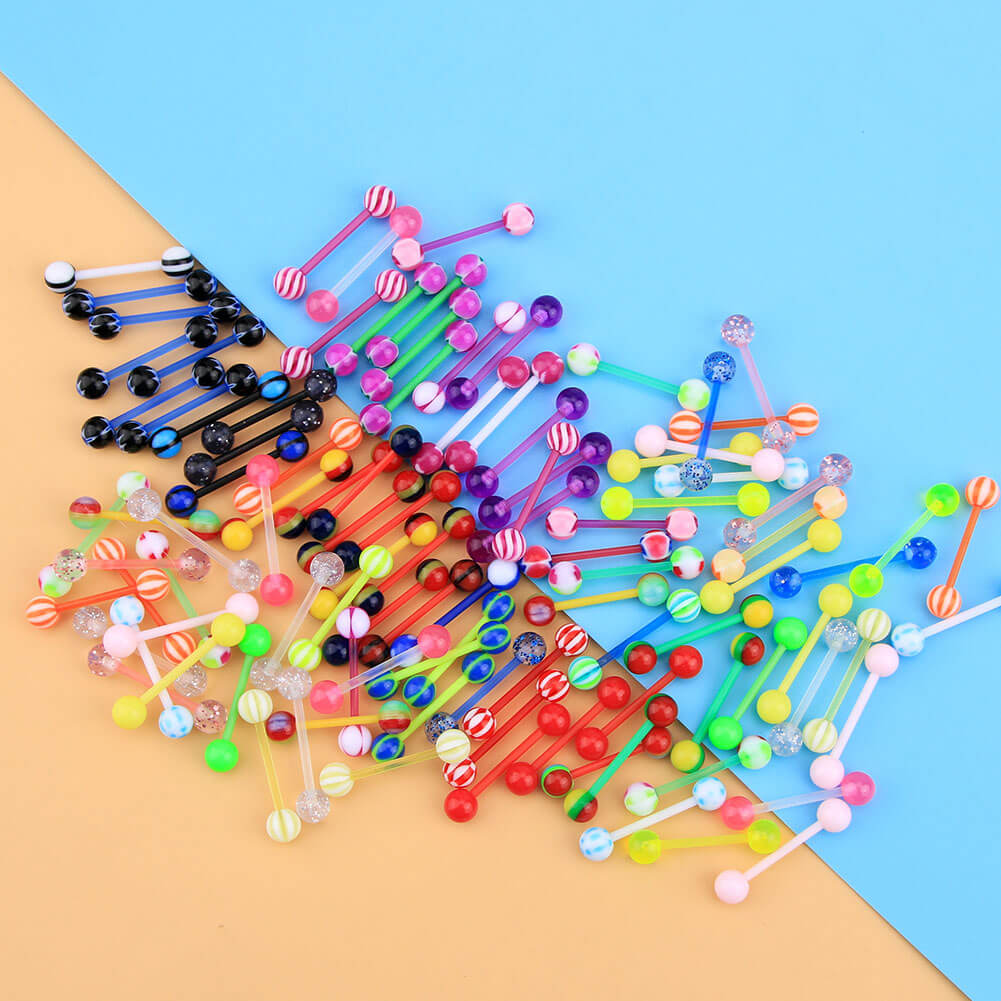 ColorBite™ - Tongue Barbell Set