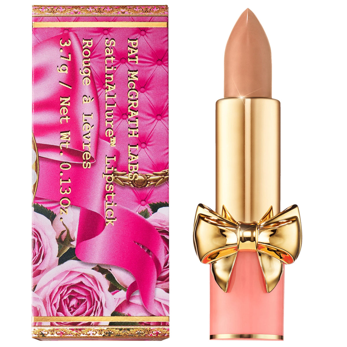 Satin Allure Bow-Cap Satin Lipstick