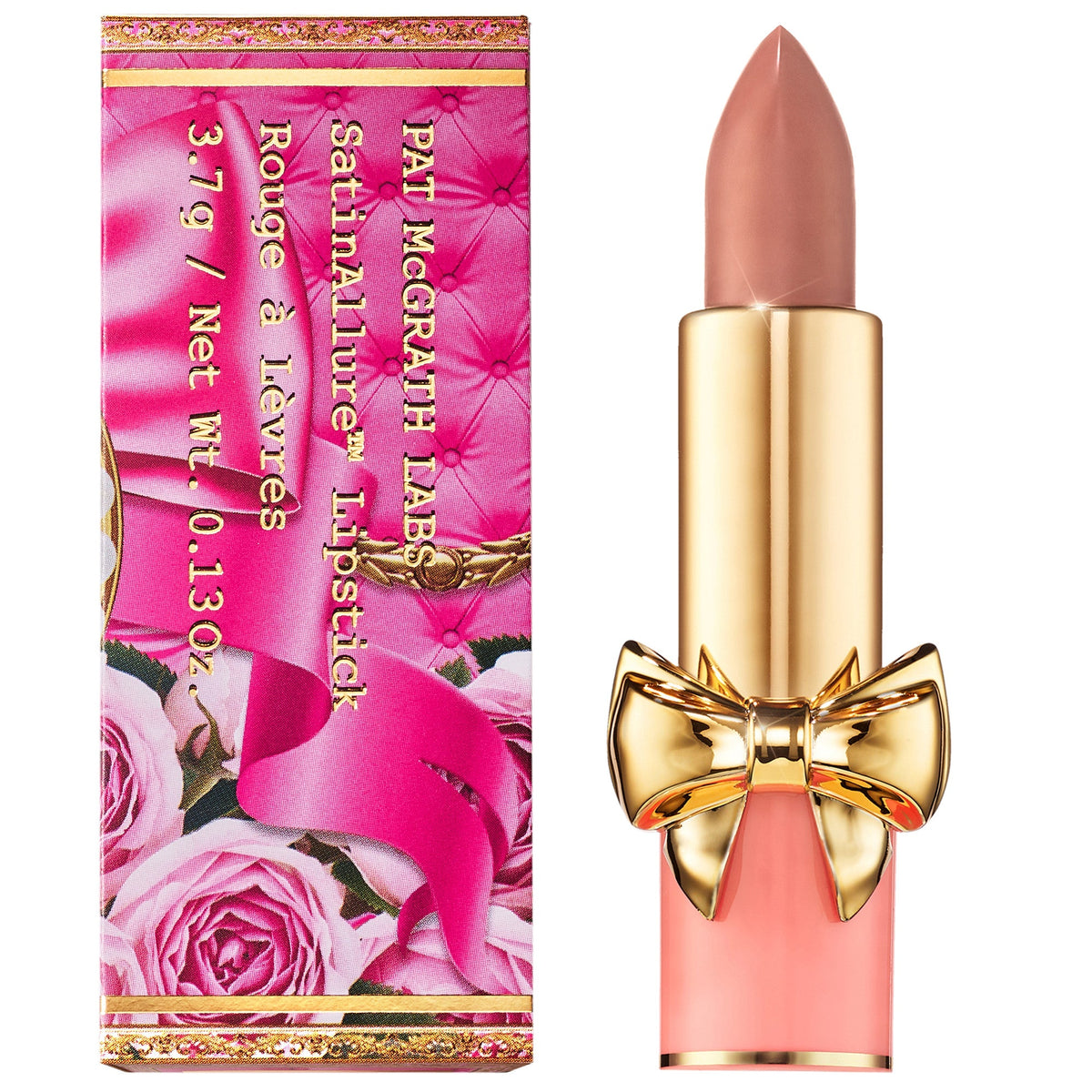 Satin Allure Bow-Cap Satin Lipstick