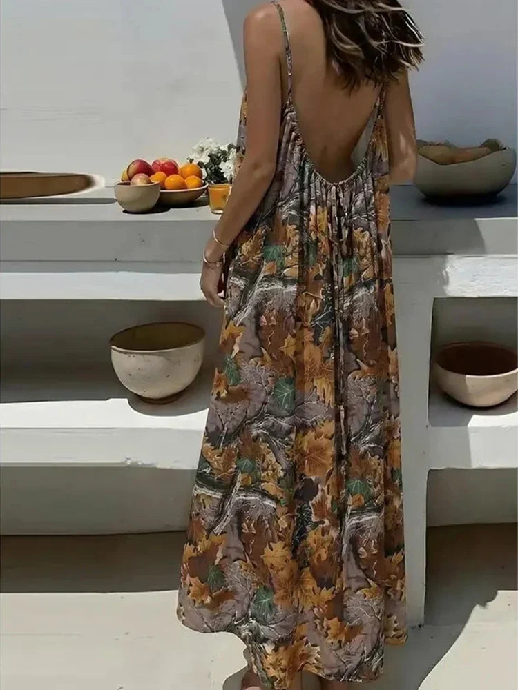 BareBack™ Flow Maxi Dress