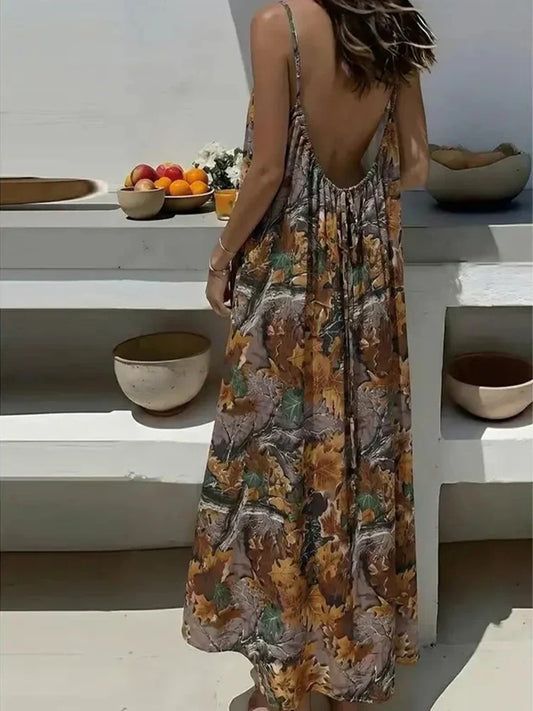 BareBack™ Flow Maxi Dress