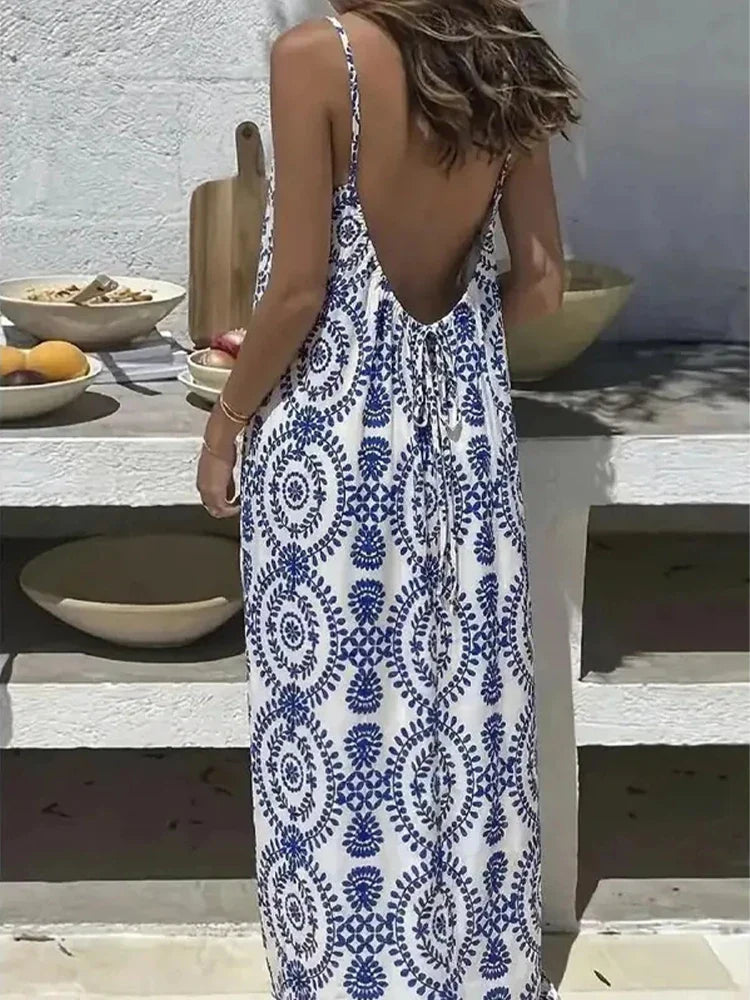 BareBack™ Flow Maxi Dress