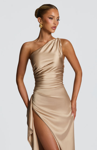 Siren Satin Maxi Dress