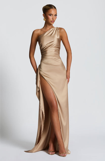 Siren Satin Maxi Dress