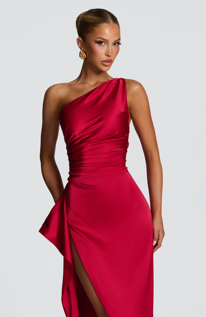 Siren Satin Maxi Dress