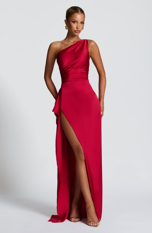 Siren Satin Maxi Dress