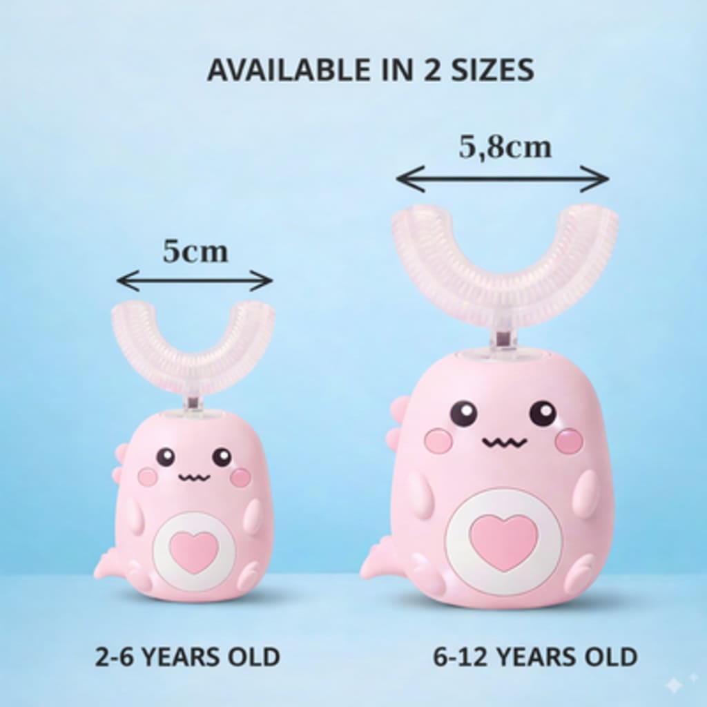 SmileSnap™ - Kids U-Shaped Toothbrush