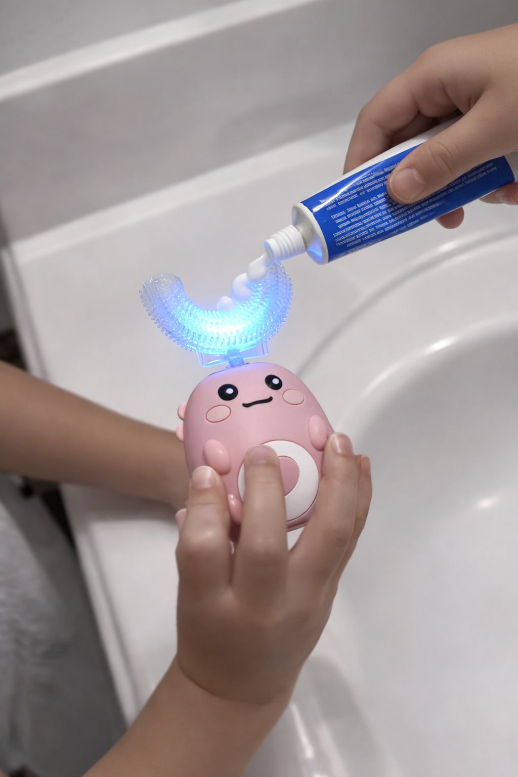 SmileSnap™ - Kids U-Shaped Toothbrush