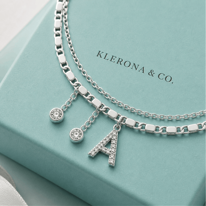 Forever Initial Anklet Set
