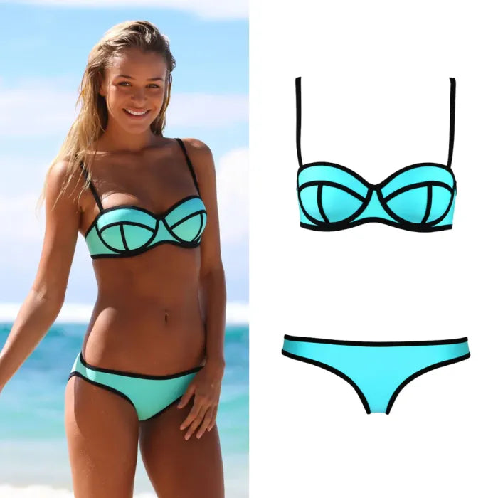 NEON PRINT BIKINI