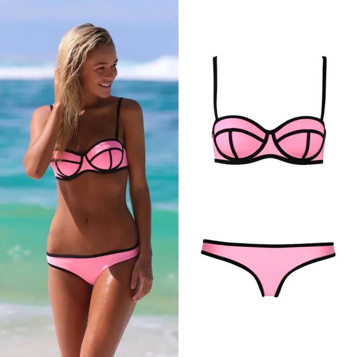 NEON PRINT BIKINI