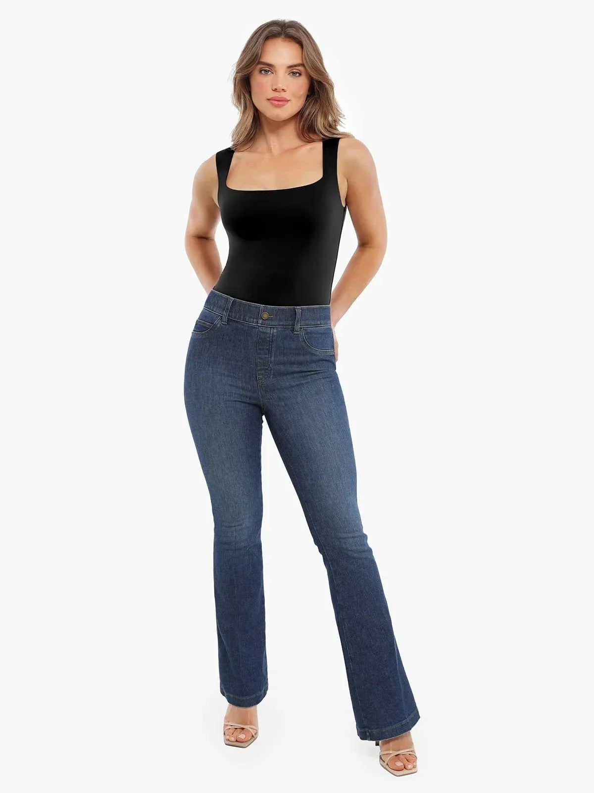 Cloud-Touch Double-Layer Shaping Sleeveless Top