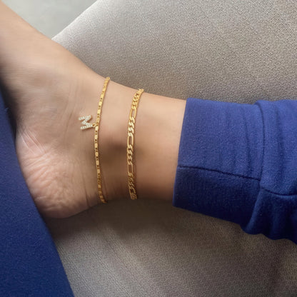 Forever Initial Anklet Set