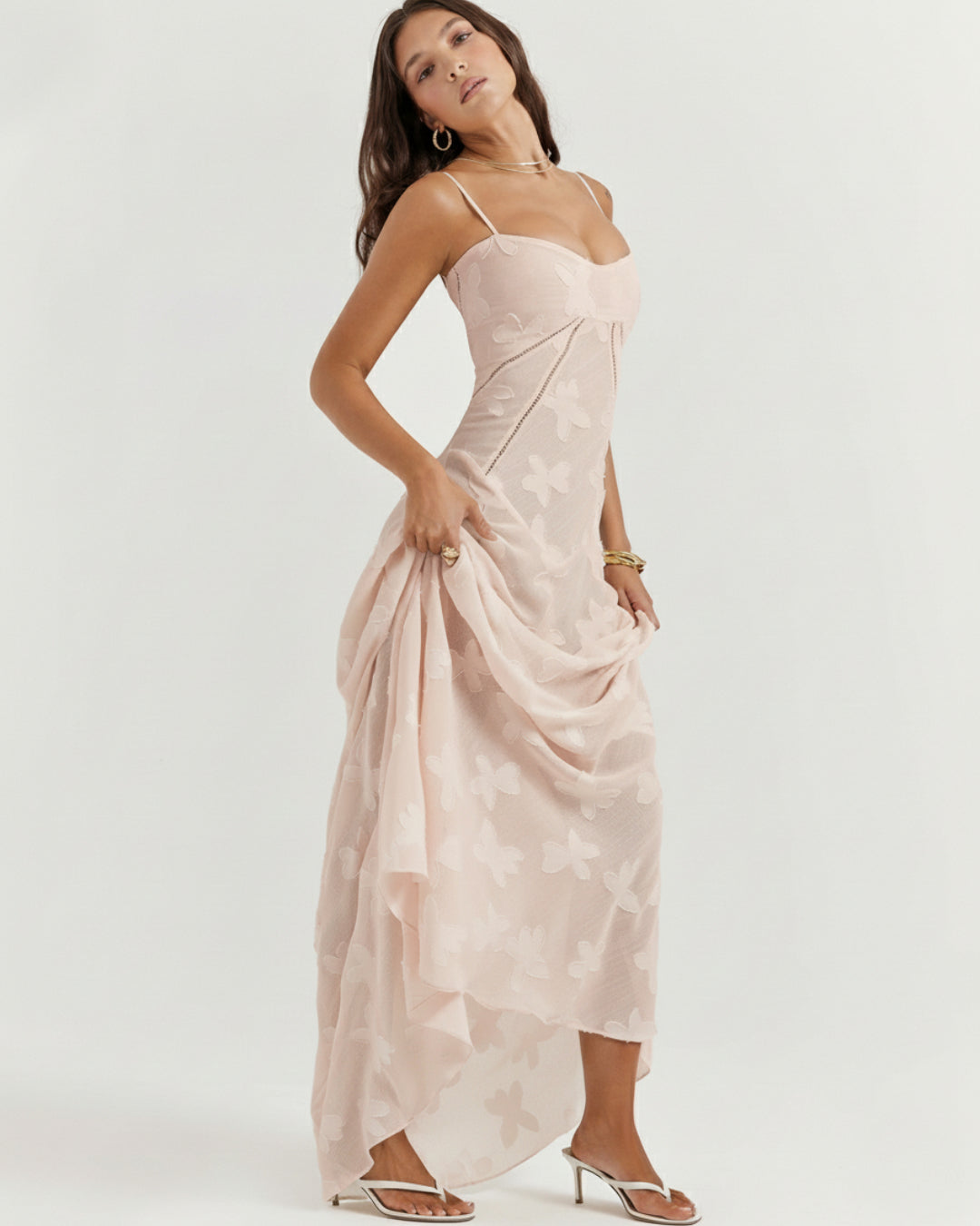 BlushLuxe™ - Corset Maxi Dress