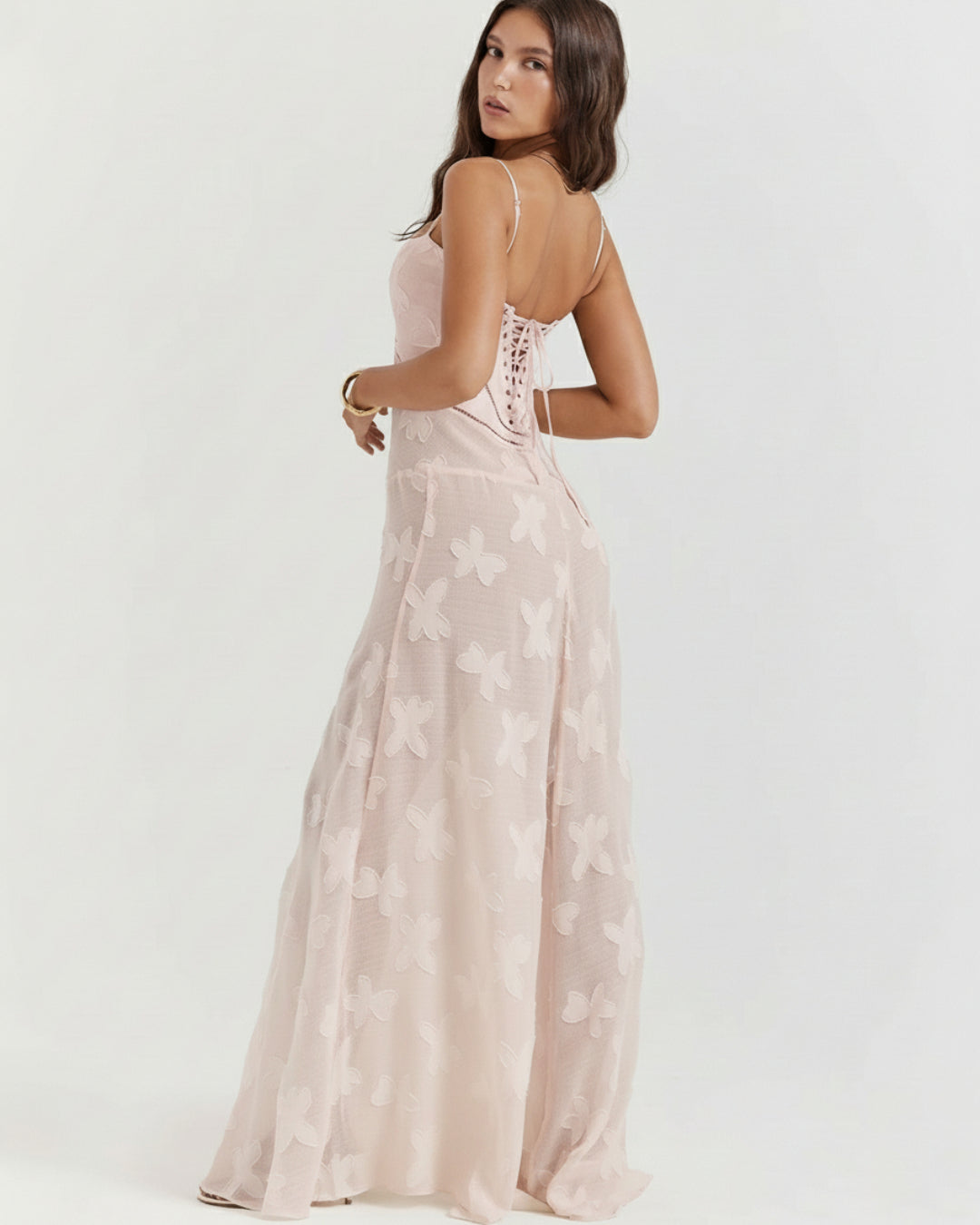 BlushLuxe™ - Corset Maxi Dress