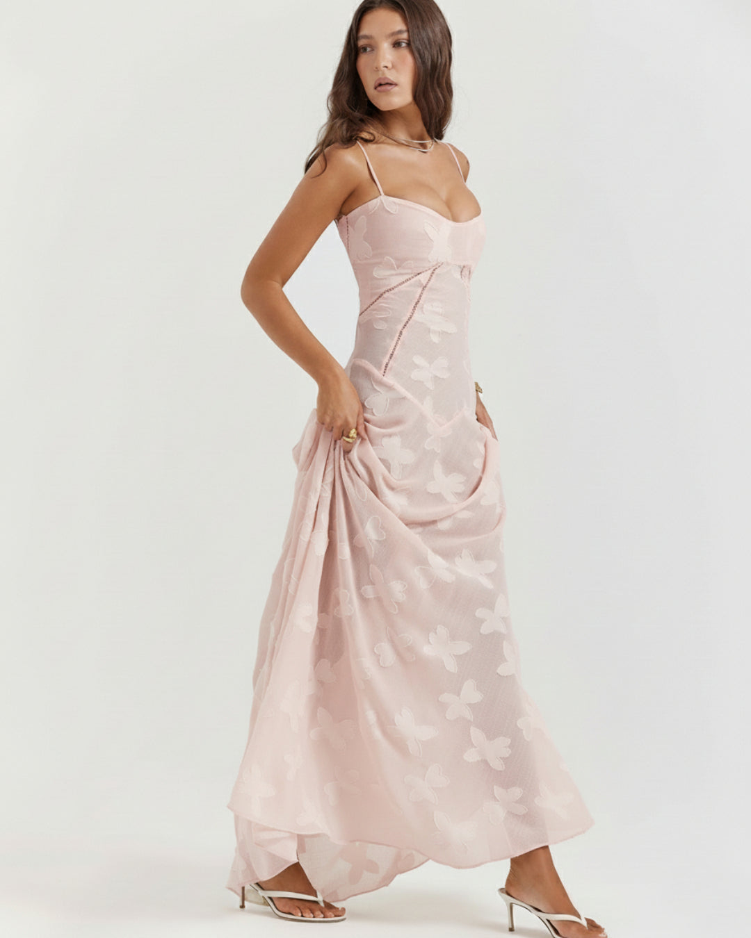 BlushLuxe™ - Corset Maxi Dress
