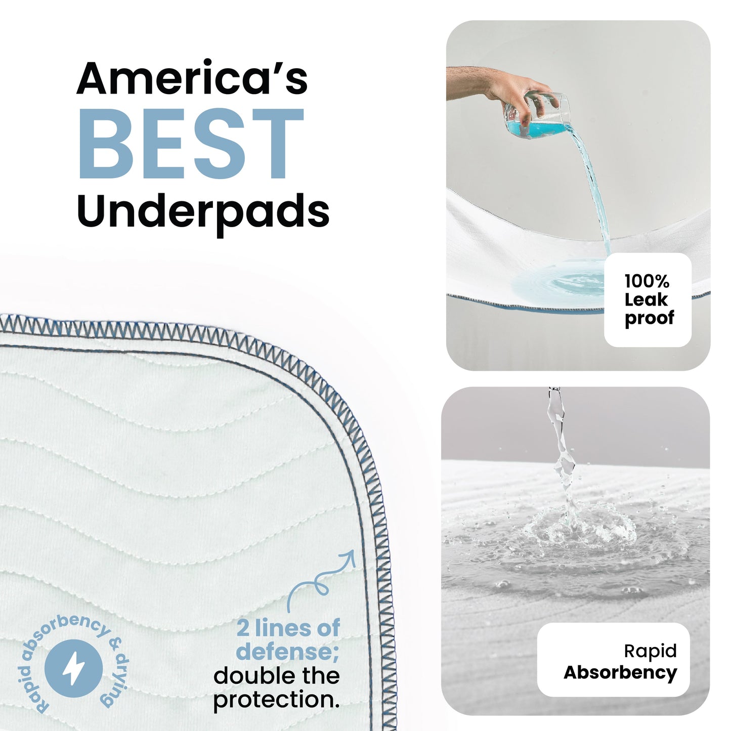 DryGuard™ - Washable Underpads